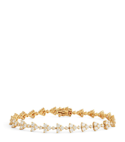 Anita Ko Yellow Gold And Diamond Triangle Bracelet