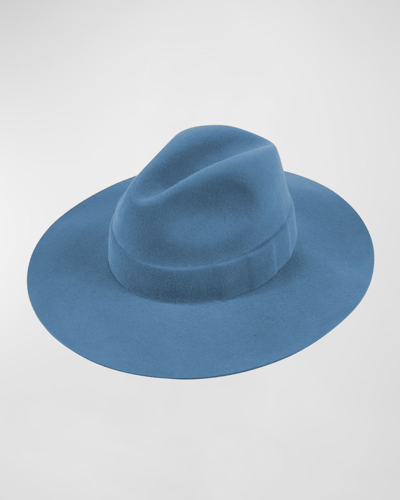 Barbisio Steve Felt Fedora In Gr3 Green