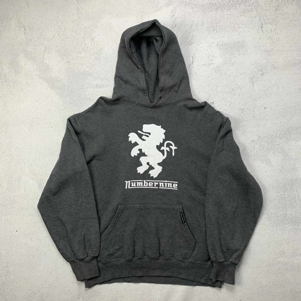 Pre-owned Number N Ine Number Nine Lambretta Logo Hoodie In Grey