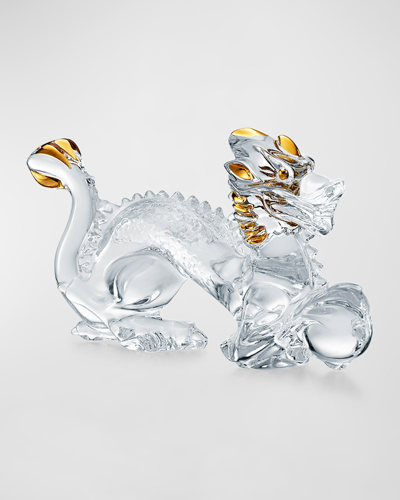 The Martha, By Baccarat Year Of The Dragon 2024 Figurine, Clear/gold In Gray