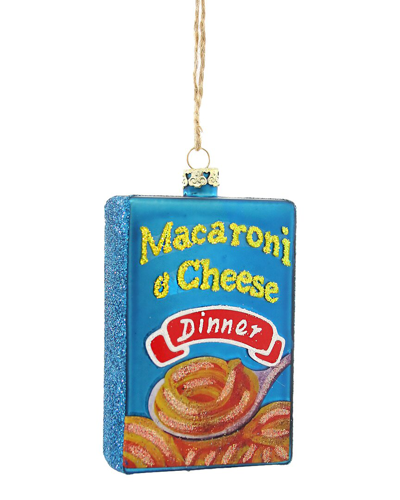 Cody Foster & Co. Mac & Cheese Ornament In Blue