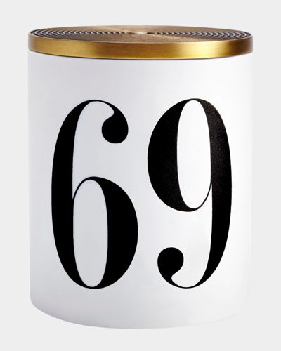 L'objet 69 Single Wick Candle In White