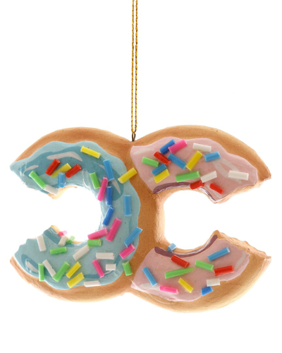 Cody Foster & Co. High Fashion Donuts Ornament In Multi