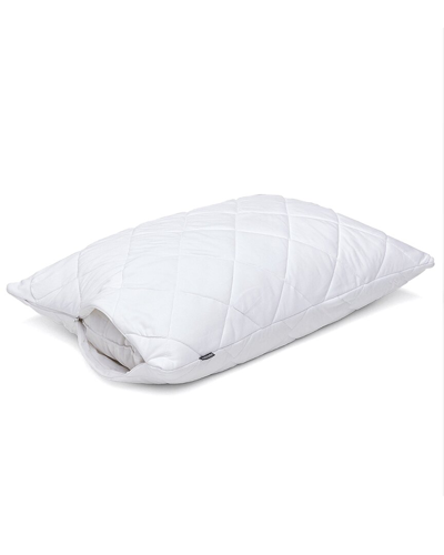 Ettitude Bamboo Knit Pillow Protector In White