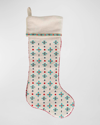Juliska Heidi Embroidered Stocking In Multi