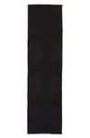 Gucci Gg Jacquard Wool Scarf In Black
