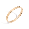 Aurate New York X Macenna: Rose Garden Hinged Bracelet In White