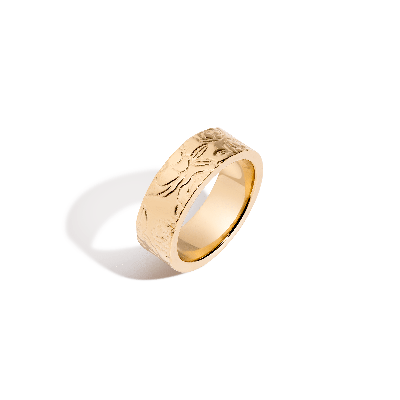 Aurate New York X Macenna: Rose Garden Ring In White