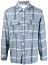 Family First Logo-print Checked Flannel Shirt