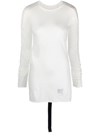 RICK OWENS DRKSHDW LONG SLEEVE COTTON T-SHIRT