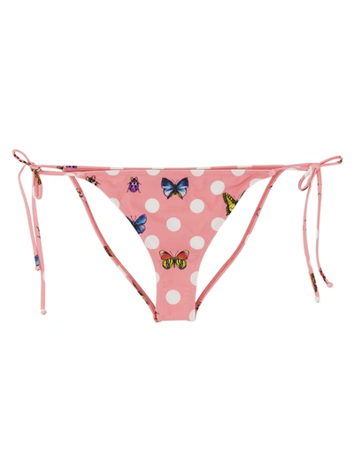 Versace Underwear Bikini Bottoms In Pink