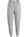 JW ANDERSON J.W. ANDERSON LIGHT GREY ORGANIC COTTON TRACK TROUSERS