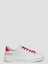 Givenchy Logo-print Leather Low-top Sneakers In White