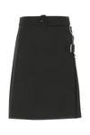 Burberry Women's Stretch Polyester Blend Skirt In Black
