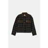 BRIXTON BLACK AND BISON BOWERY LONG SLEEVE WOMENS FLANNEL