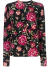DOLCE & GABBANA cashmere rose print cardigan,FRC01KF86B612181353