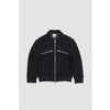 DE BONNE FACTURE NAVY ZIPPED MECHANICIAN BLOUSON