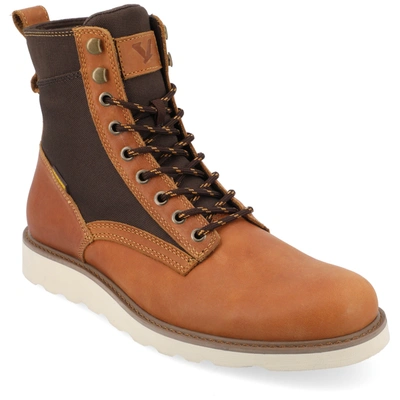 Territory Elevate Water Resistant Plain Toe Lace-up Boot In Chestnut
