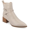 Journee Collection Collection Women's Tru Comfort Foam Estelle Booties In White