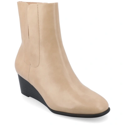 Journee Collection Collection Women's Tru Comfort Foam Kylo Booties In Tan