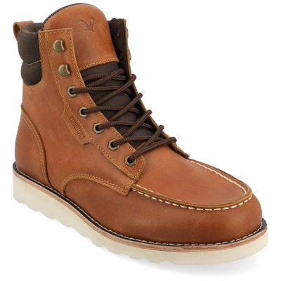 Territory Venture Water Resistant Moc Toe Lace-up Boot In Chestnut