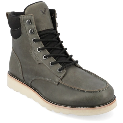 Territory Venture Water Resistant Moc Toe Lace-up Boot In Grey