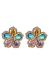 Eye Candy La Blume Earrings In Multi