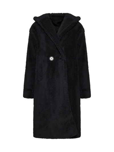 Apparis Coat In Black