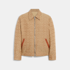 Coach Outlet Heritage Reversible Jacket In Brown