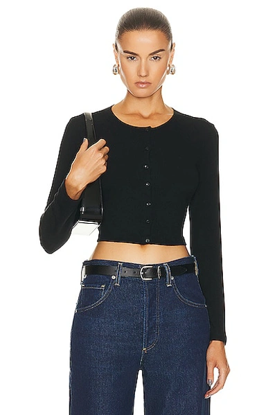 LESET LAUREN CROP CARDIGAN