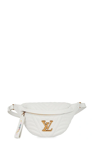 Pre-owned Louis Vuitton New Wave Bumbag Belt Bag In White