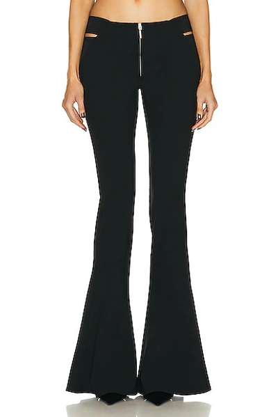Jean Paul Gaultier X Knwls Embroidered Flare Trouser In Black