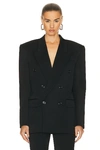 SAINT LAURENT DOUBLE BREAST BLAZER