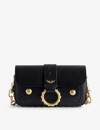 Zadig & Voltaire Zadig&voltaire Womens Noir Gold X Kate Moss Studded Leather Cross-body Bag