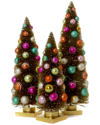 CODY FOSTER & CO. CODY FOSTER & CO. RAINBOW TREES SET/3 GOLD