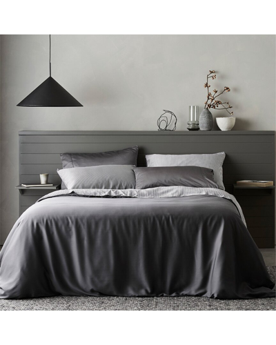 Ettitude Signature Sateen Duvet Cover In Grey