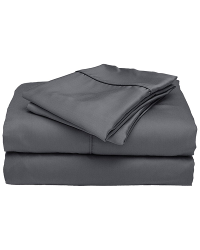 Ettitude Signature Sateen Sheet Set In Grey