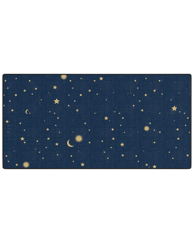 Deny Designs Evamatise Magical Night Galaxy In Blue Desk Mat
