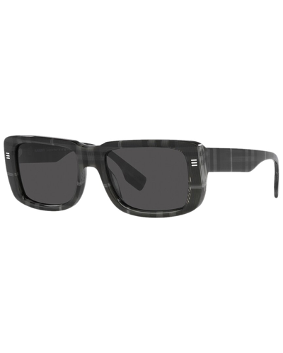 Burberry Men's Be4376u 55mm Sunglasses In Grey