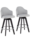 LUMISOURCE LUMISOURCE SET OF 2 AHOY 26IN COUNTER STOOLS