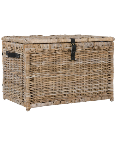 Happimess Michael 35in Wicker Storage Trunk