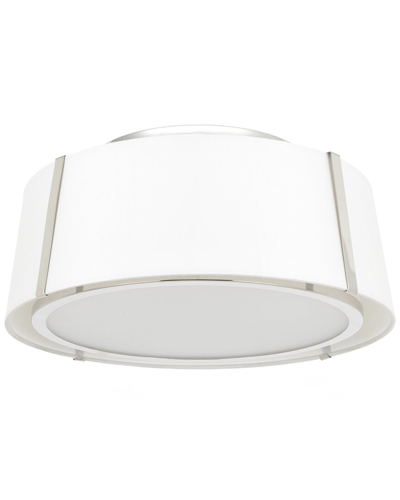 Crystorama Fulton 3-light Polished Nickel Ceiling Mount In Metallic