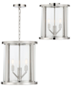 CRYSTORAMA CRYSTORAMA LIBBY LANGDON FOR CRYSTORAMA DEVON 4-LIGHT POLISHED NICKEL SEMI-FLUSH