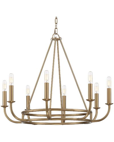 Crystorama Bailey 8-light Aged Brass Chandelier In Metallic