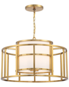 CRYSTORAMA CRYSTORAMA BRIAN PATRICK FLYNN FOR CRYSTORAMA HULTON 5-LIGHT LUXE GOLD CHANDELIER