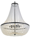 CRYSTORAMA CRYSTORAMA RYLEE 8-LIGHT MATTE BLACK CHANDELIER