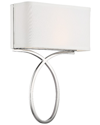 CRYSTORAMA CRYSTORAMA BRINKLEY 2-LIGHT POLISHED NICKEL WALL MOUNT