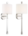 CRYSTORAMA CRYSTORAMA RACHEL 1-LIGHT POLISHED NICKEL WALL SCONCE