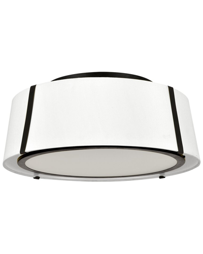 Crystorama Fulton 3-light Matte Black Ceiling Mount