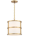 CRYSTORAMA CRYSTORAMA BRIAN PATRICK FLYNN FOR CRYSTORAMA HULTON 3-LIGHT LUXE GOLD PENDANT